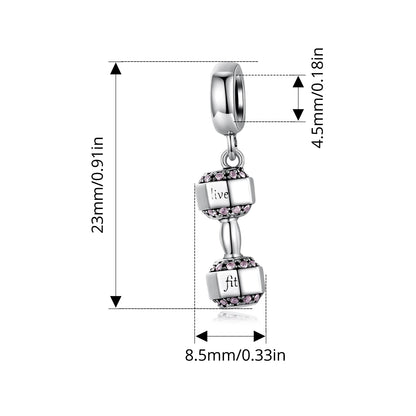 BISAER 925 en argent Sterling série balle charme Football volley-ball Tennis basket-Ball perle ajustement femmes et hommes Bracelet bricolage bijoux fins
