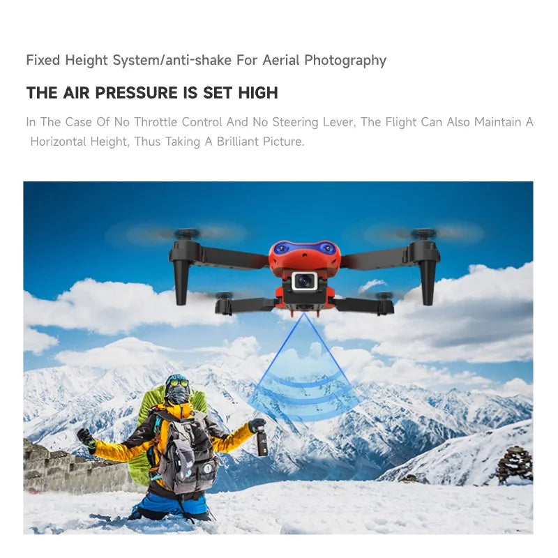 E99 K3 Pro 4k Drone HD caméra grand Angle Mode de maintien élevé pliable Mini Dron WIFI photographie aérienne RC quadrirotor jouets hélicoptère