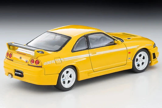 TOMICA TLV-Modèle de jeu de marée de voiture l'inventaire en alliage statique, jaune, cadeau de vacances pour garçon, décoration de chambre, N305a NISMO 400R, 1:64