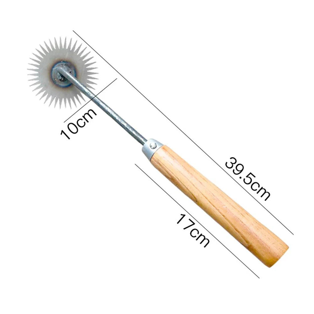 Outil manuel de désherbage pour pelouse et jardin, désherbeur manuel forgé en acier au manganèse, dents en forme de fleur de soleil, usage touristique