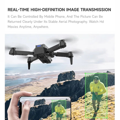 E99 K3 Pro 4k Drone HD caméra grand Angle Mode de maintien élevé pliable Mini Dron WIFI photographie aérienne RC quadrirotor jouets hélicoptère