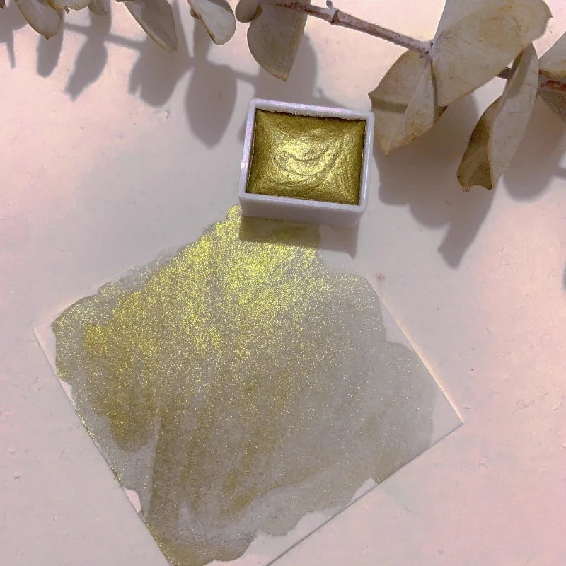 Ensemble de pigments d'interconnexion nacrés monochromes, fournitures d'art et de peinture, peinture à ongles, pigment décoratif solide, 2ml, 36 documents