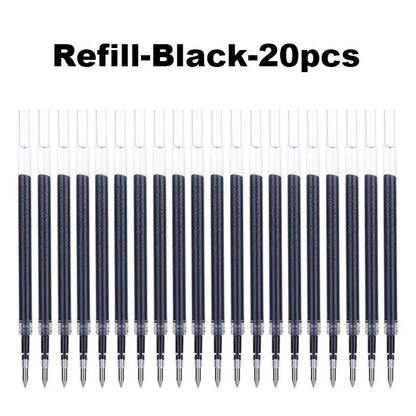 Deli-Ensemble de stylos à bille rétractables Bullet Gel