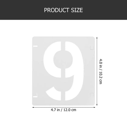 Pochoirs numériques, modèles de dessin en plastique, peinture numérique, artisanat, décoration de maison, outils de conception murale pour signes, tissu de carrelage
