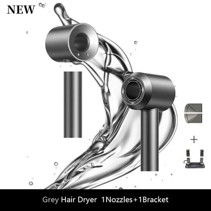 Sèche-cheveux ionique professionnel avec technologie anionaire, air chaud et froid, outil de coiffure léger 5 en 1 pour des éruptions faciles, séchage rapide