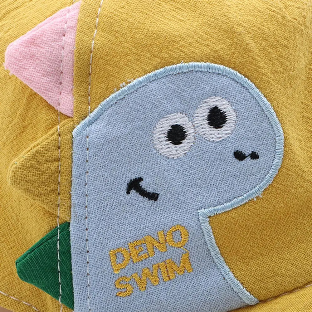 Casquette de Baseball en Maille pour Enfant, Chapeau de Soleil Ajustable, Motif Dinosaure de Dessin Animé, pour l'Extérieur, pour Bébé Garçon et Fille