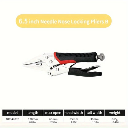 DELIXI – pince de verrouillage électrique de 5/6/7 pouces, pince de verrouillage à mâchoire incurvée, pince droite à Long nez, outils de soudage multifonctions