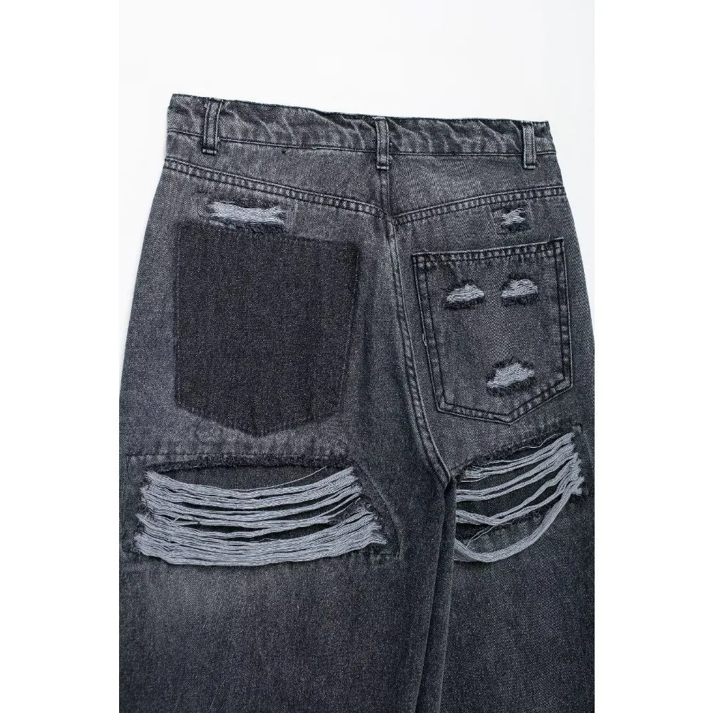 Fjadt-Pantalon droit long pour femme, pantalon à jambe large pour femme, braguette zippée solide, rue sauvage, trajet domicile-travail, nouveau