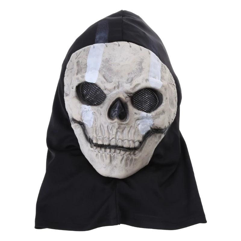 Masque crâne d'Halloween, fantôme d'horreur, décoration fête nouvel an, vacances