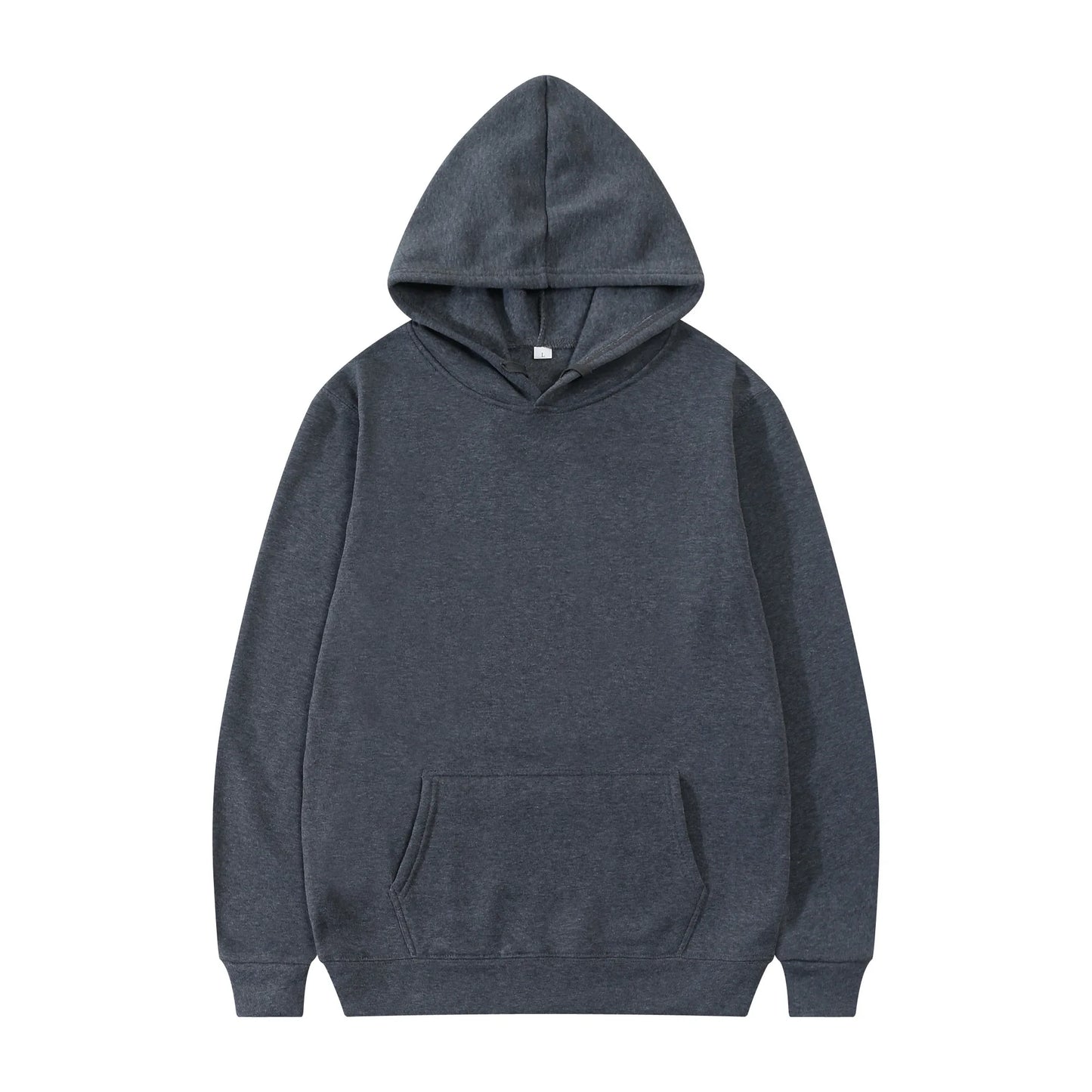 Nouvelle mode hommes sweats à capuche femmes pull printemps automne sweat à capuche décontracté sweats à capuche de couleur unie surdimensionné noir sweat F