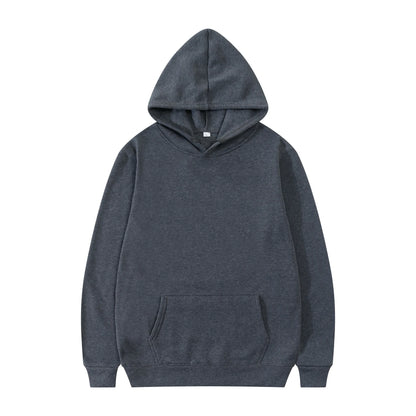 Nouvelle mode hommes sweats à capuche femmes pull printemps automne sweat à capuche décontracté sweats à capuche de couleur unie surdimensionné noir sweat F