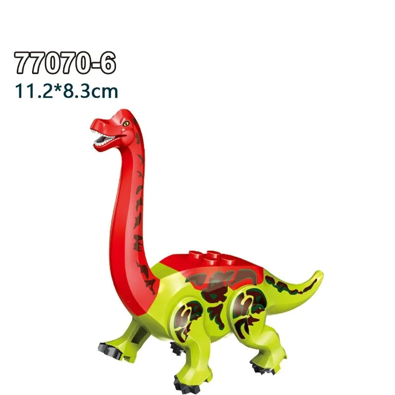 Mini bloc de construction jouet dinosaure jurassique Puzzle Animal tyrannosaure Rex ptérosaure bloc de construction jouet cadeau pour enfants