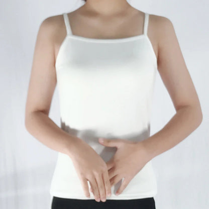 Précieux haut d'été sexy pour femme, t-shirt en fibre, fitness, sport, glaçure simple, document solide, caraco fin pour femme, polyvalent, undie, grande taille