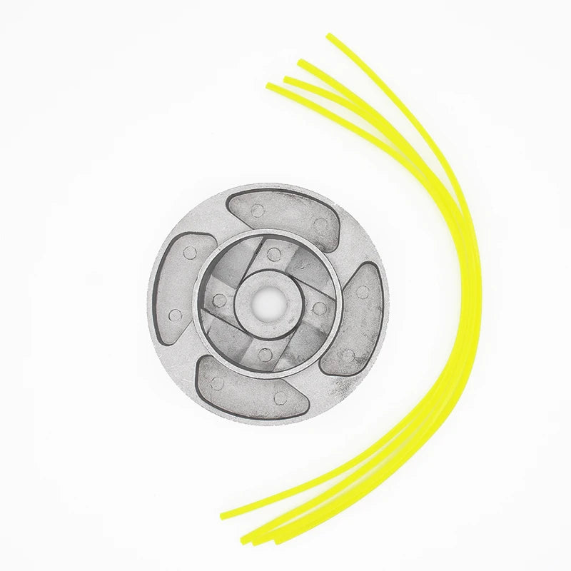 Tête de débroussailleuse universelle avec quatre lignes de coupe pour débroussailleuse