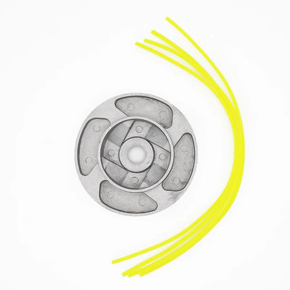 Tête de débroussailleuse universelle avec quatre lignes de coupe pour débroussailleuse