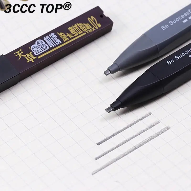 KOQZM - Optique-Crayon mécanique à tête plate, dessin 2B