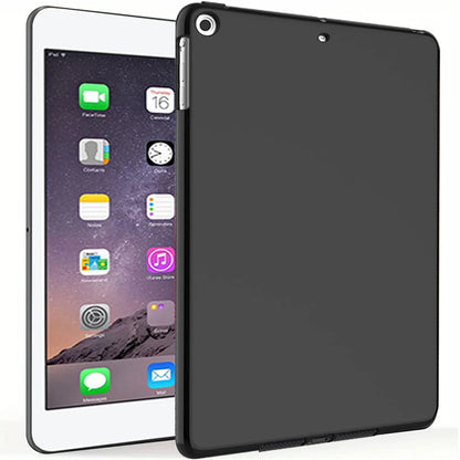 Coque arrière noire en Silicone souple pour tablette IPad Air Pro