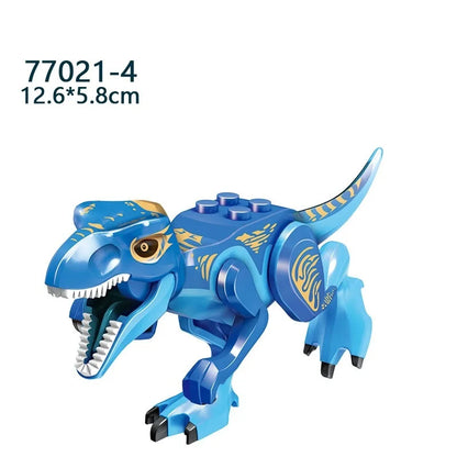 Mini bloc de construction jouet dinosaure jurassique Puzzle Animal tyrannosaure Rex ptérosaure bloc de construction jouet cadeau pour enfants