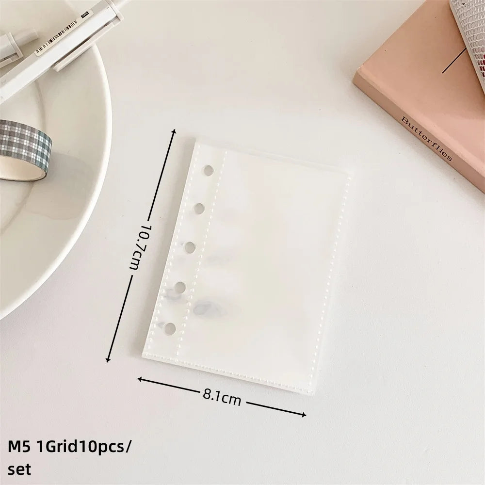 Mini classeur étoile scintillante