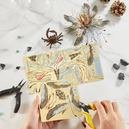 Piececool – Puzzle 3D en métal, Kits de construction du CANCER, jouets à assembler soi-même, Constellation pour adolescents et adultes