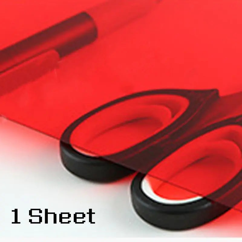 Feuille de plastique transparente A4, acétate PVC, filtre de lumière colorée,