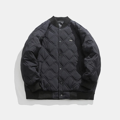 LEGIBLE-Veste zippée à capuche pour homme, Parkas optiques, Manteau chaud, Hiver 2024