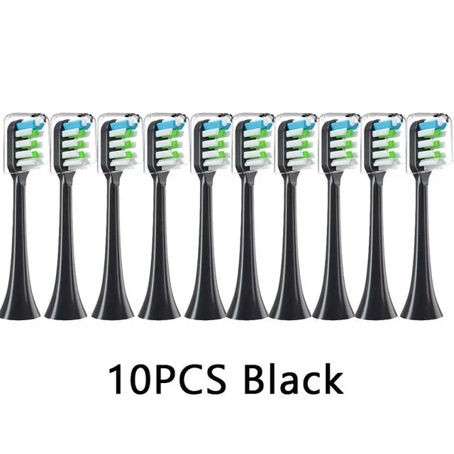 Têtes de brosse de rechange pour Xiaomi SOOCAS X3 X5 V1 X3U, 5 à 10 pièces, têtes de brosse à dents électrique, poils Dupont scellés emballés