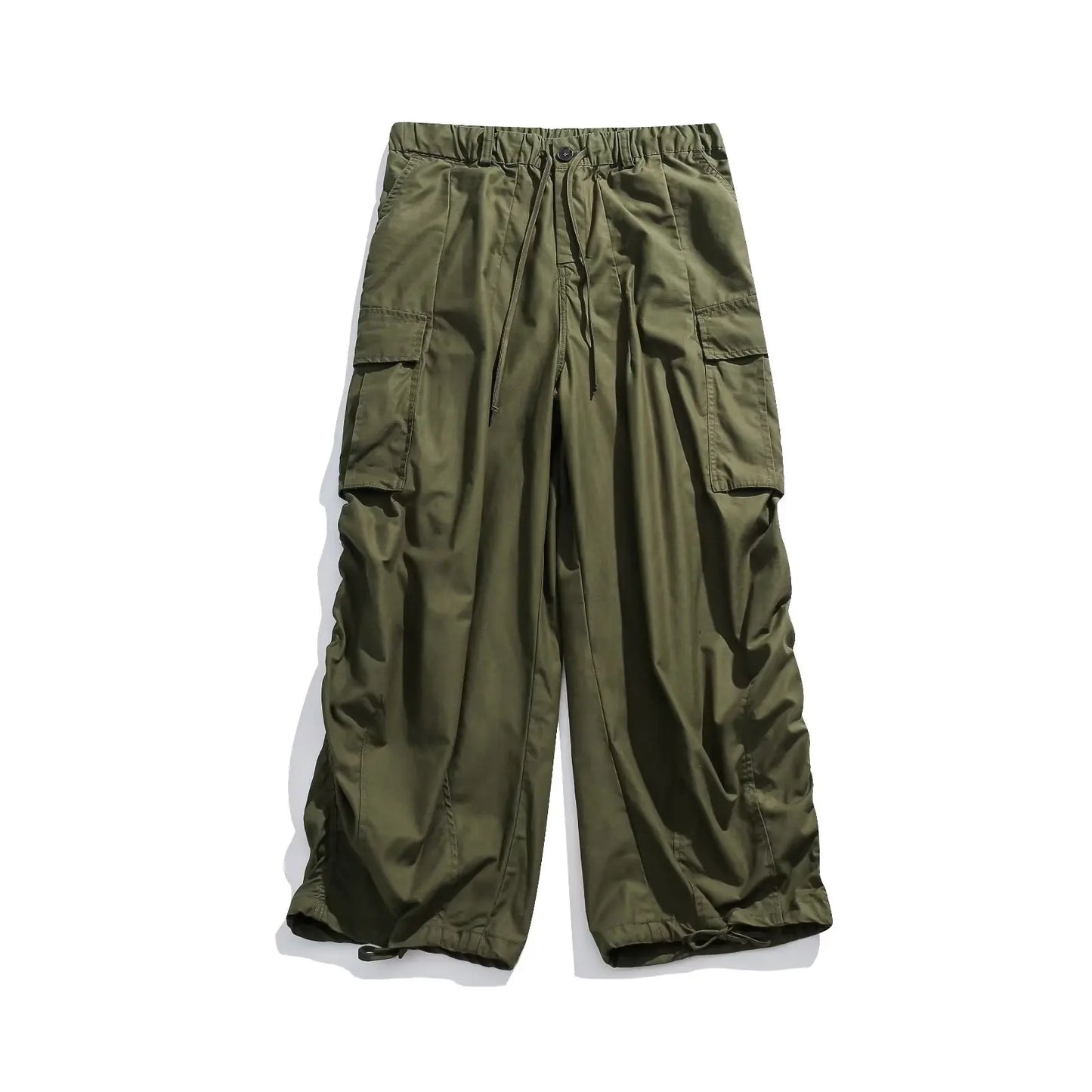 Ensemble deux pièces patchwork japonais pour hommes, chemises et pantalons cargo à manches courtes, faux deux demi-manches, poches, décontracté, couple, été