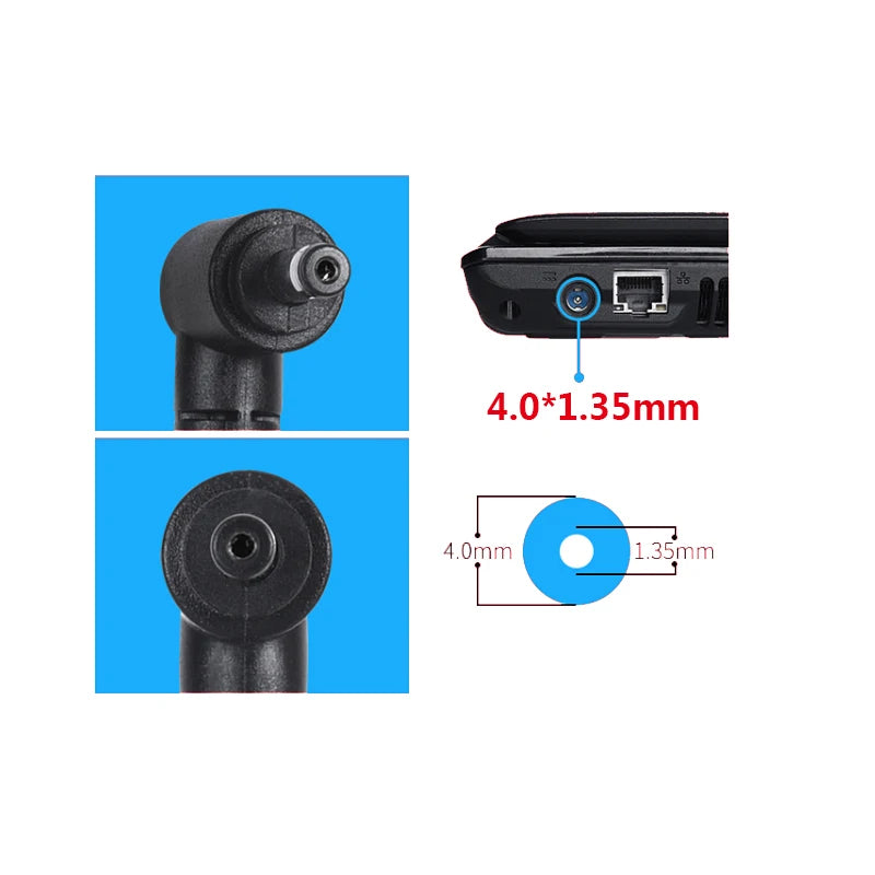 Chargeur d'ordinateur portable AC 19V, 1,75 a, 33W