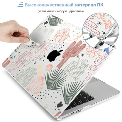 Coque rigide transparente imprimée pour MacBook