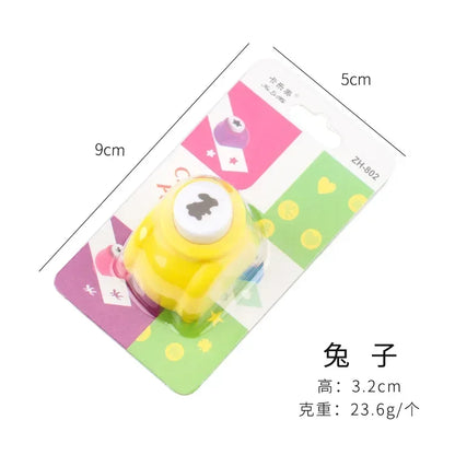 Scrapbook poinçons à la main coupe carte artisanat Mini impression papier poinçon bricolage fleur papier artisanat poinçon trou perforateur enfants jouet