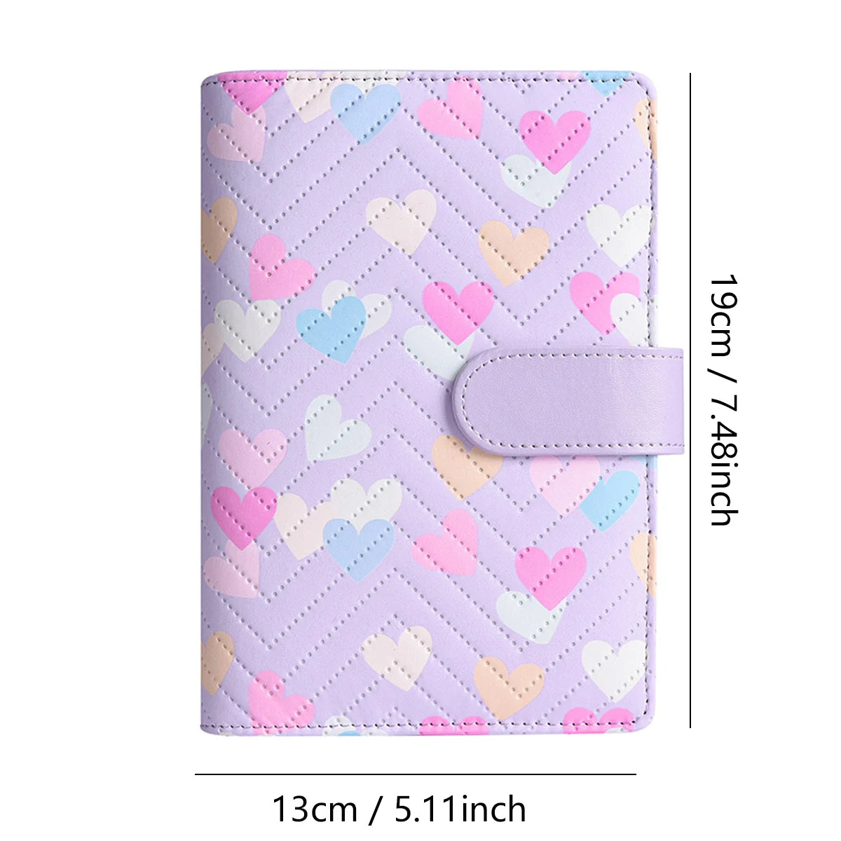 Classeur en cuir PU A6,