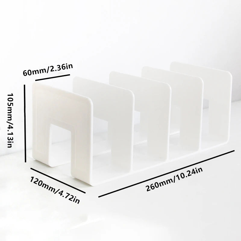 Serre-livres multi-usages à 4 grilles,