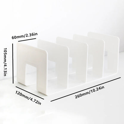 Serre-livres multi-usages à 4 grilles,