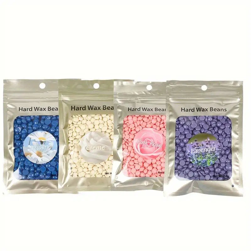 Perles dépilatoires pour épilation à chaud, 50g, avertir, chauffer, indolore, élimination des poils du corps