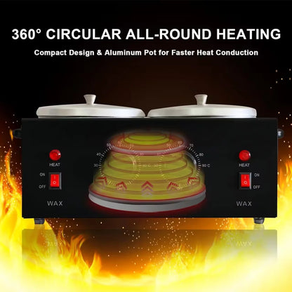 Chauffe-Parrafin Électrique Professionnel pour Épilation du Visage et du Corps, Machine pour Pots d'Avertissement des Touristes, Salon de SPA
