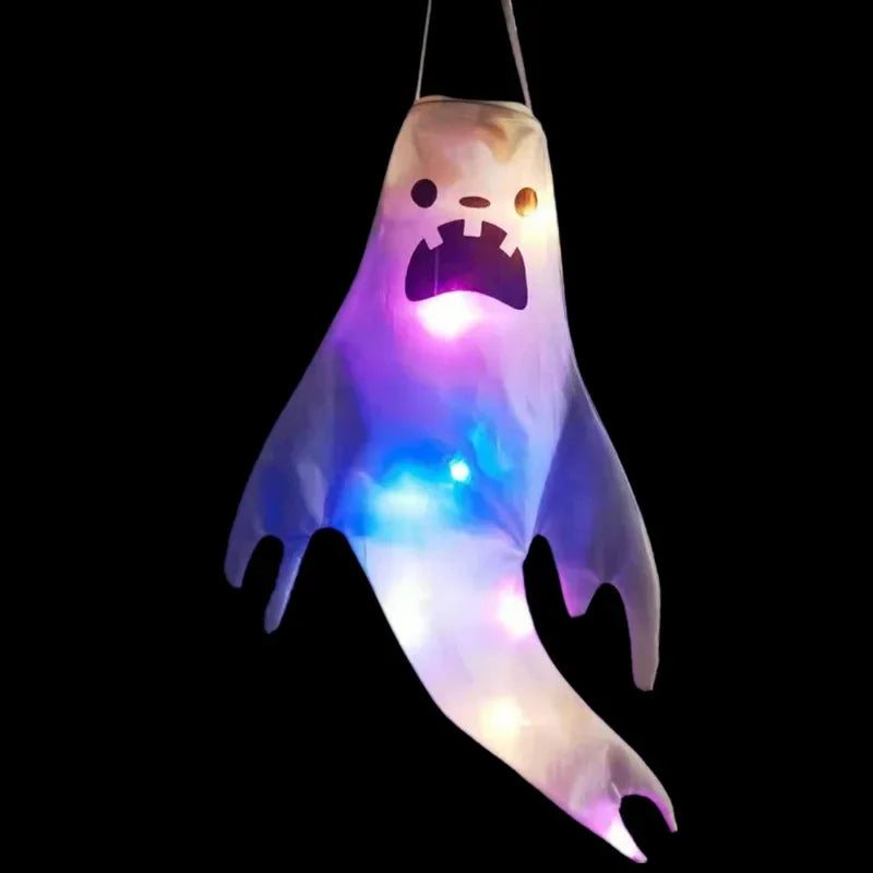 Fantôme de lumière LED plonger oyant pour la fête d'Halloween, accessoires d'horreur, décoration intérieure et extérieure, grande lampe effrayant, maison