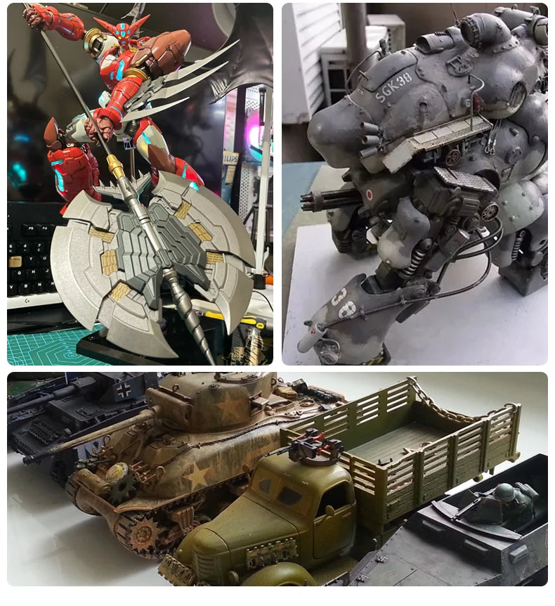 Pigment de peinture de document métallique, affaires militaires, jouets en argile faits à la main, modèle de revêtement à la main, coloration stylo SX01-SX024 revêtement Staline