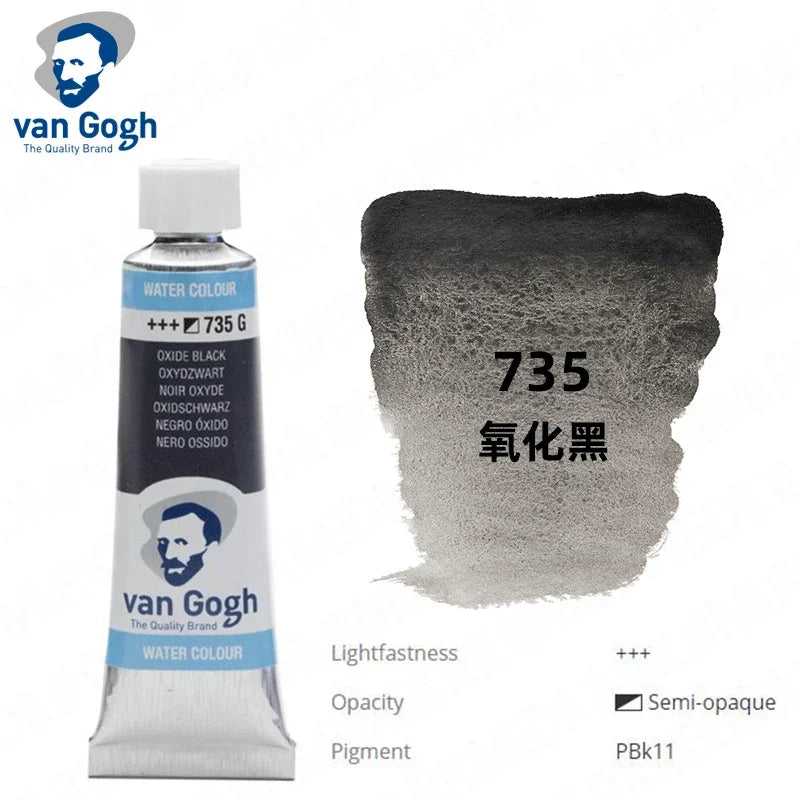 Talens Van Gogh – peinture aquarelle, Tube de 10ml,