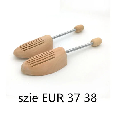 Chaussures à ressort en bois de haute qualité, Support réglable en forme de chaussure, chaussures fixes sans distorsion