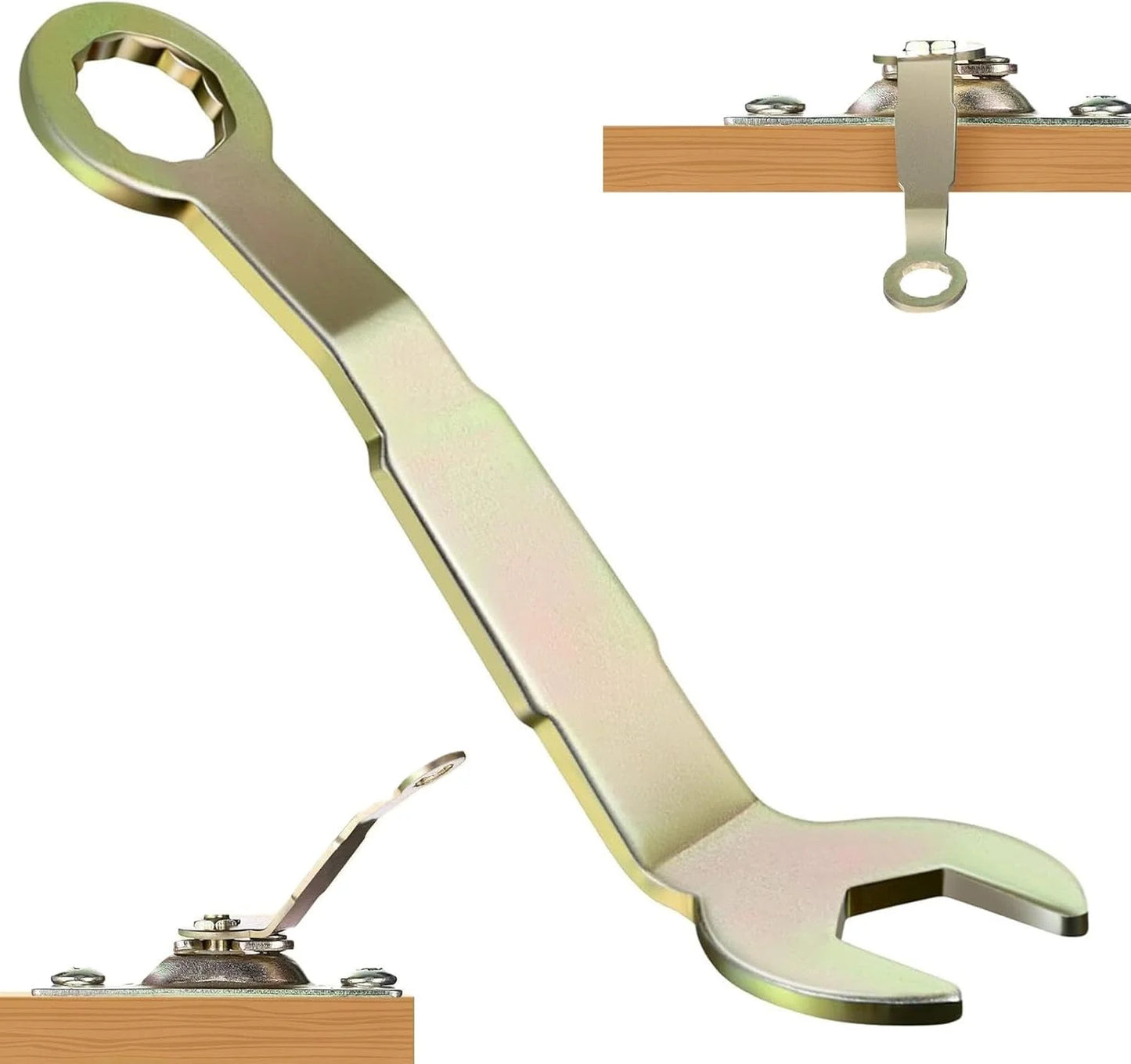 Clés de porte de poche, outil pratique de réparation de porte pivotante, clé ouverte de 3/8 pouces pour porte coulissante de camping-car, porte de poche