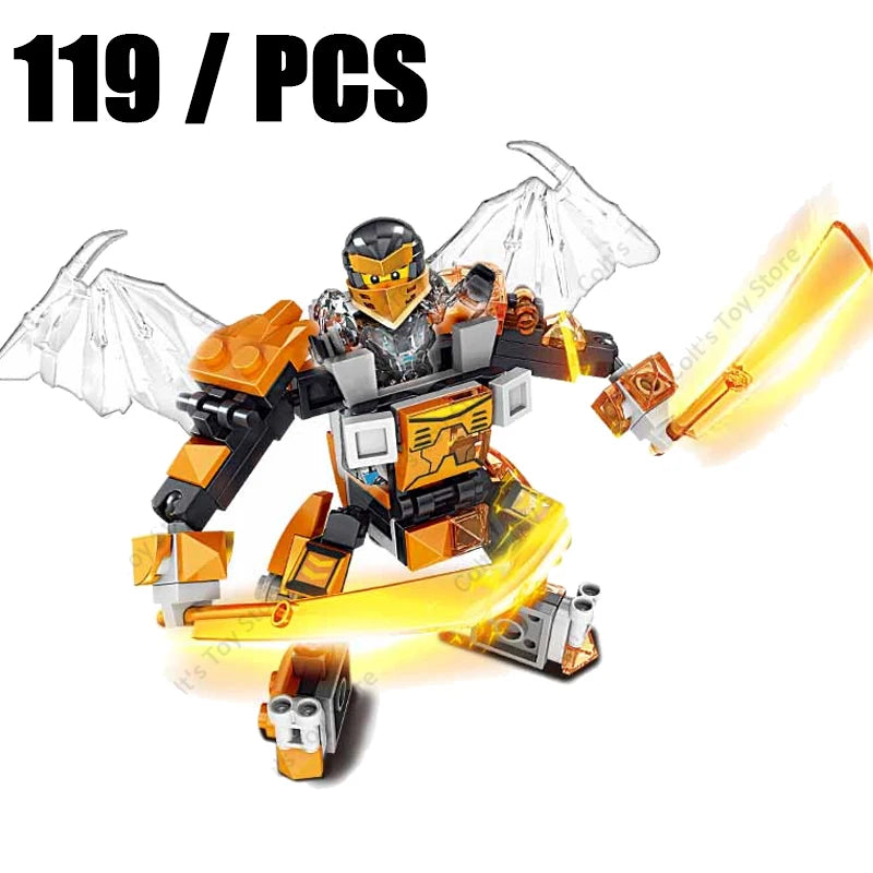 Nouveau Ninja Legacy Kai Jay Zane Lloyd moteur moto blocs de construction briques Mech Robot classique film modèle jouets pour enfants cadeaux