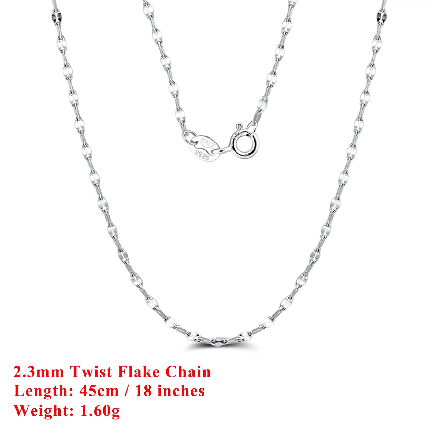 Effie Queen Chic 925 en argent Sterling chaîne de base ras du cou Simple collier bijoux exquis pour hommes et femmes tenue décontractée SC07