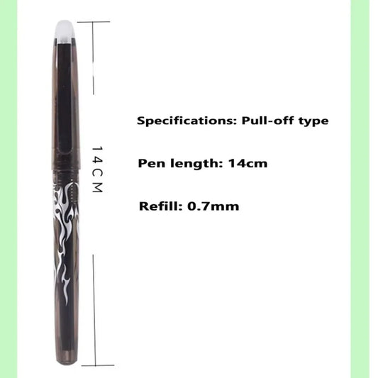 Ensemble de stylos Gel effaçables, neutre à séchage rapide, 0.7mm