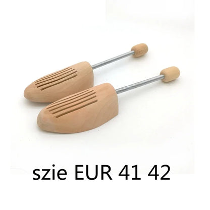 Chaussures à ressort en bois de haute qualité, Support réglable en forme de chaussure, chaussures fixes sans distorsion