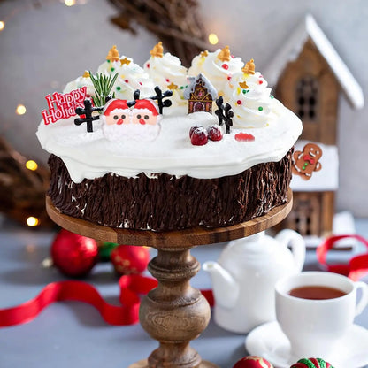 Mélange d'arbres de noël, père noël, Jimmies de noël, saupoudrage rouge et vert pour décoration de cuisson de biscuits