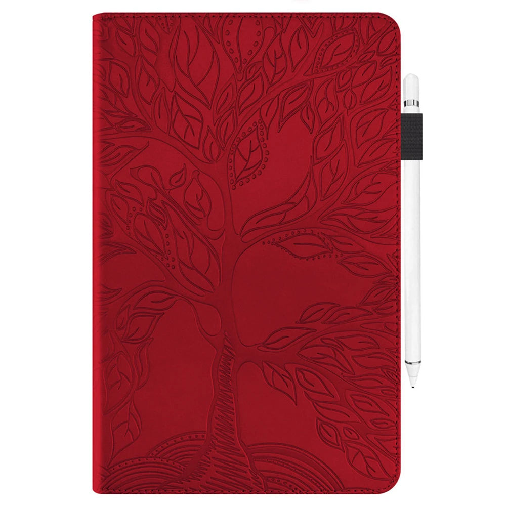 3D Arbre En Relief Pour Huawei MatePad 10.4 BAH3-AL00 BAH3-W09 BAH4-L09 W09 2022 Cas Souple TPU Tablette Couverture