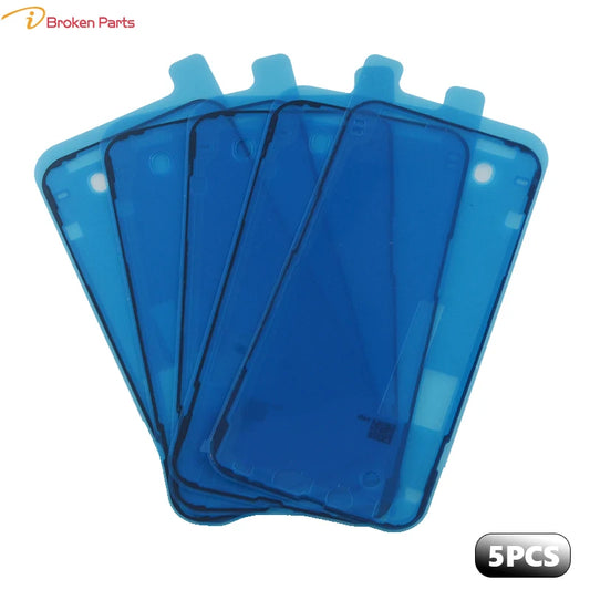 5Pcs Waterproof LCD Frame Sealing Tape Back Housing Adhesive Stickers Glue A++ iPhone 13 12 11 Pro X Poly XS Max 8 7