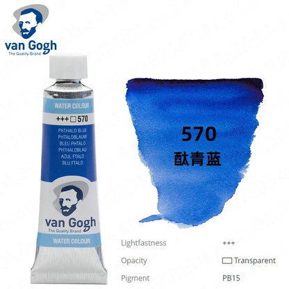 Talens Van Gogh – peinture aquarelle, Tube de 10ml,