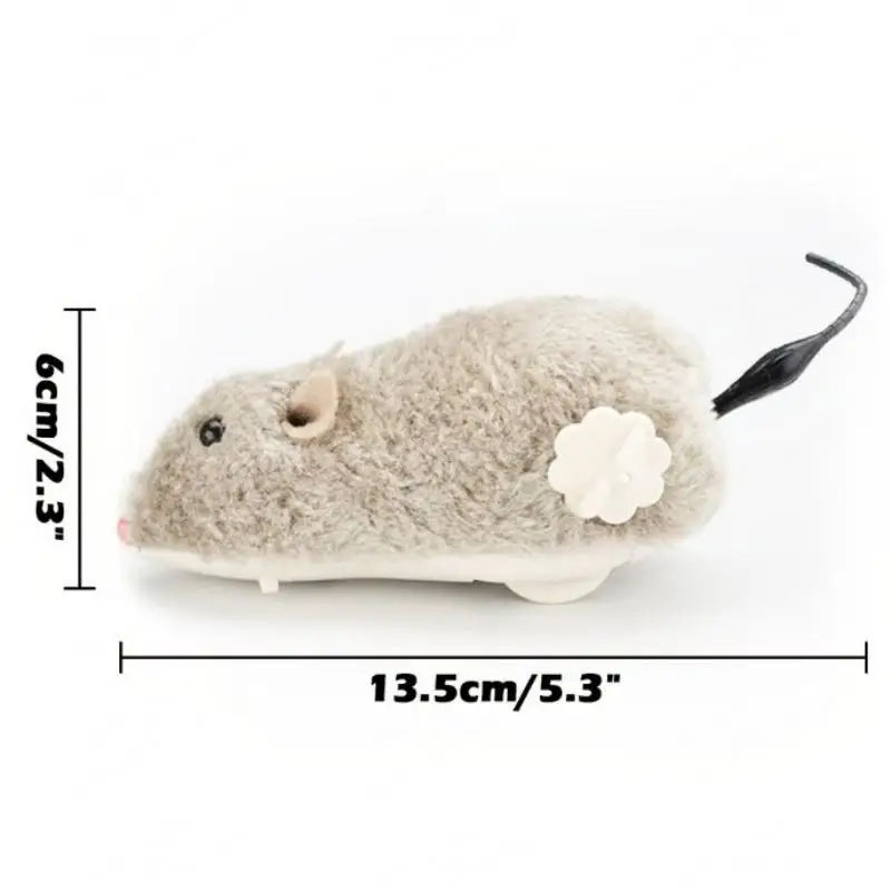 Souris en peluche réaliste et amusante, jouet pour chats